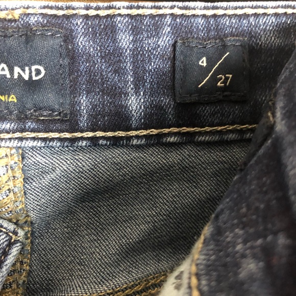 Lucky Brand Crop Cutoff Blue Denim Skinny Jeans - Picture 5 of 11